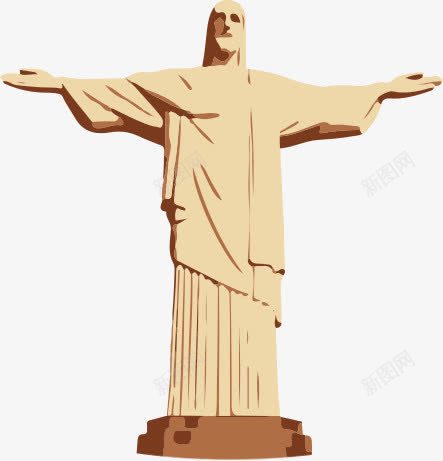 耶稣png免抠素材_新图网 https://ixintu.com 基督教 巴西 巴西文化 耶稣 雕塑