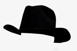 黑色经典公文包小黑帽高清图片