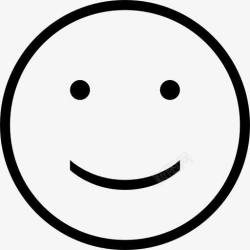 emoji微笑微笑的表情的脸图标高清图片