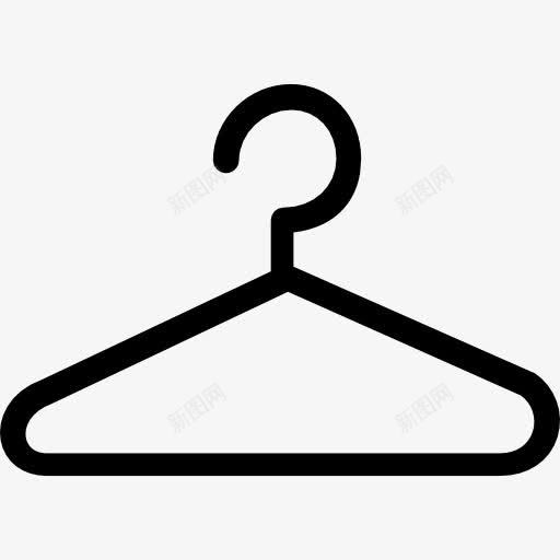 衣架图标png_新图网 https://ixintu.com 卧室 工具 工具和用具 布 挂 挂衣架 衣服 衣架