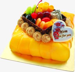 方形水果方形生日蛋糕水果蛋糕高清图片