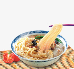 配套碗筷中华美食面条高清图片