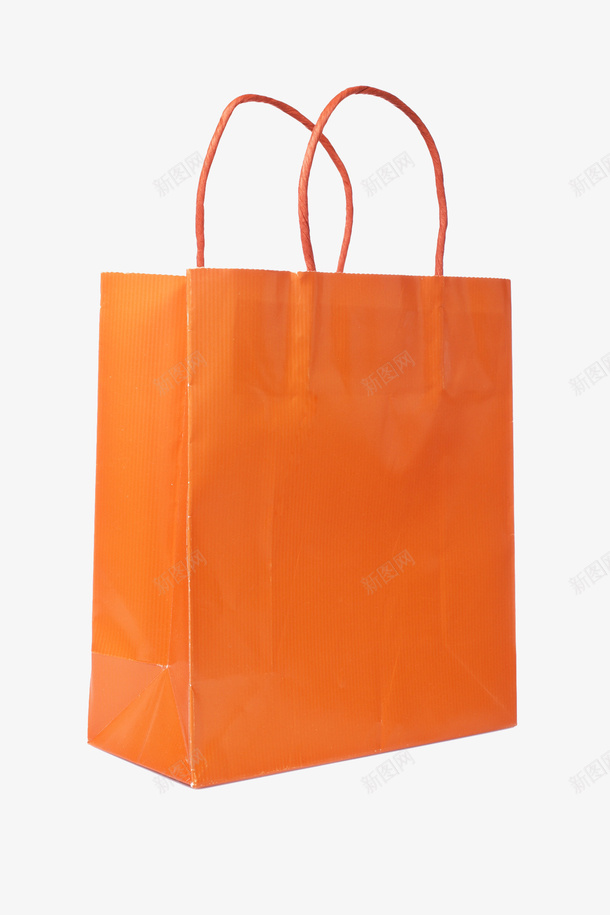 黄色手提购物纸袋png免抠素材_新图网 https://ixintu.com 包装袋 手提袋 空白包装袋 纸袋 袋子 购物袋 黄色