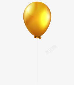 放飞的气球金色的气球高清图片