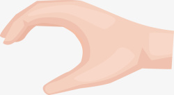 竖拇指的小鹦鹉手势抓取动作卡通矢量图高清图片