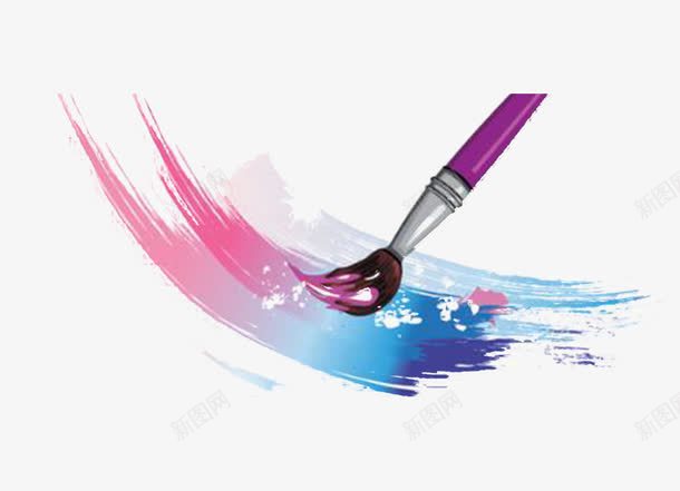 画笔笔刷png免抠素材_新图网 https://ixintu.com 彩色画笔 手绘 毛笔 画画 笔刷 艺术绘画