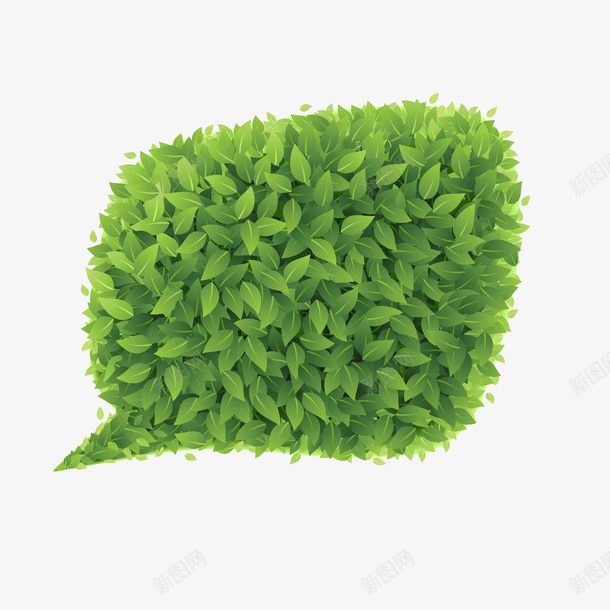 绿色清新树叶气泡png免抠素材_新图网 https://ixintu.com 交流 叶子 春天来了 树叶 气泡 清新 绿色 自然