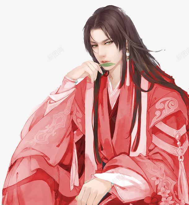 古风红色服饰人物png免抠素材_新图网 https://ixintu.com 人物 古风 服饰 红色