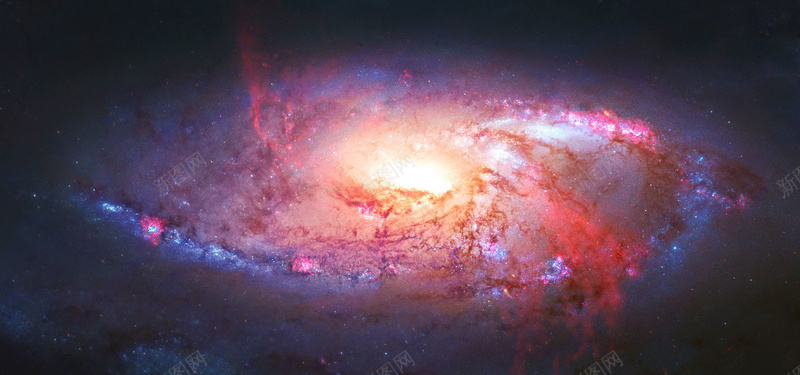 宇宙科幻彩色科技海报背景背景
