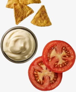 烹饪文化番茄黄油营养切片高清图片