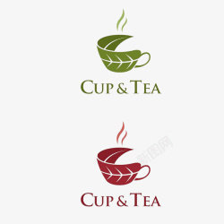 餐饮广告茶叶茶杯卡通高清图片