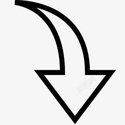 下降箭头标识icon图标图标