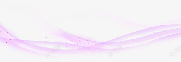 紫色唯美线条清新png免抠素材_新图网 https://ixintu.com 清新 紫色 线条 设计