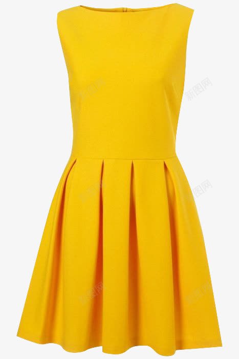 黄色的连衣裙png免抠素材_新图网 https://ixintu.com 卡通 手绘 折痕 橘色连衣裙 漫画衣服 简图 衣服 裙子 连衣裙 黄色的