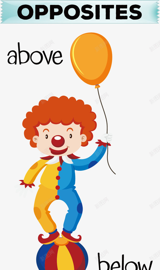 手拿气球的小丑矢量图ai免抠素材_新图网 https://ixintu.com joker 卡通手绘 可爱 小丑 气球 水彩 玩耍 矢量图 马戏团