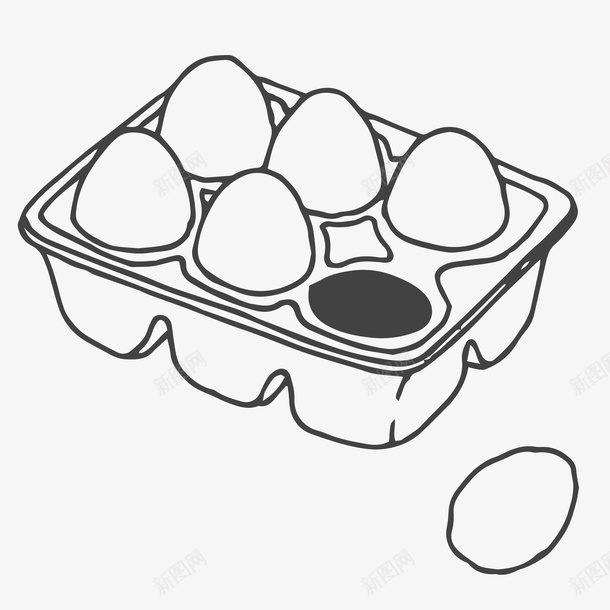鸡蛋盒子案矢量图ai免抠素材_新图网 https://ixintu.com 卡通 手绘 条纹 盒子 矢量图 纹理 纹路 线条 装饰 质感 鸡蛋 鸡蛋托 鸡蛋盒
