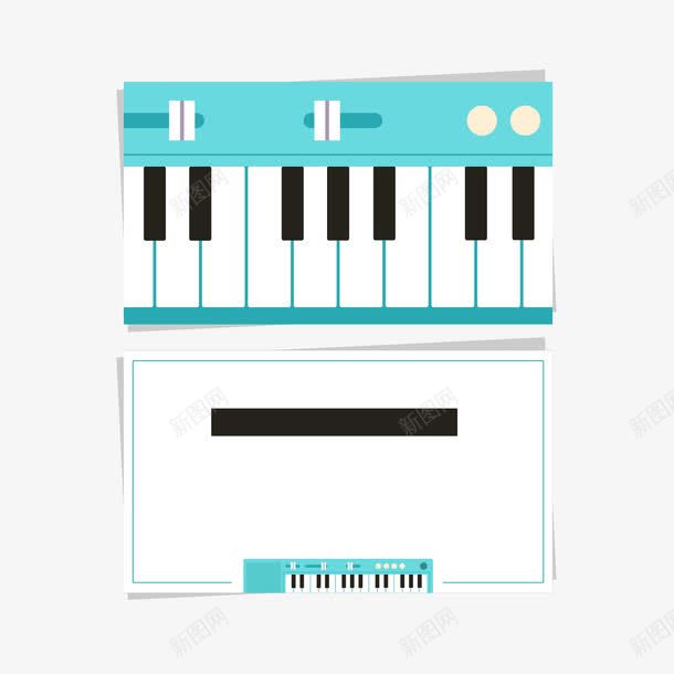 钢琴信纸名片png免抠素材_新图网 https://ixintu.com 信纸 名片 清新的底纹 钢琴 音乐