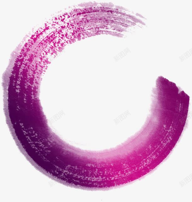 水墨渐变紫色笔刷png免抠素材_新图网 https://ixintu.com 水墨 渐变 笔刷 紫色