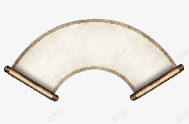 古代折扇中国风格png免抠素材_新图网 https://ixintu.com 中国 古代 折扇 风格