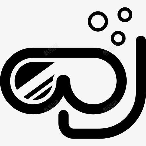 潜水面罩图标png_新图网 https://ixintu.com 水下 潜水员 谷歌 运动