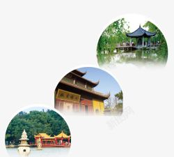西湖剪影杭州旅游高清图片