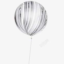 黑白渐变麻纱黑白渐变气球高清图片