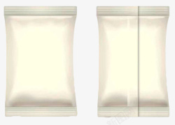 白色空白CD袋子白色真空密封包装袋高清图片