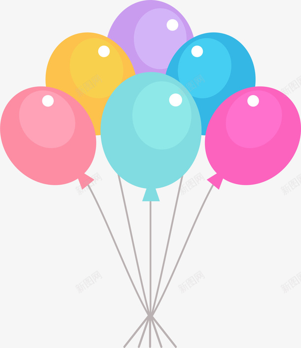 彩色卡通漂浮气球png免抠素材_新图网 https://ixintu.com 儿童玩具 可爱气球 彩色气球 游戏 漂浮气球 玩耍 童年 童趣