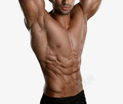 卡通肌肉男运动健身的肌肉男高清图片