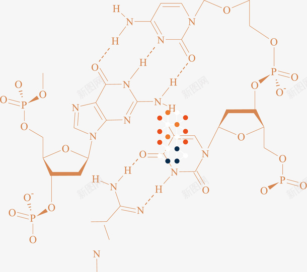 化学分子结构图矢量图ai免抠素材_新图网 https://ixintu.com 分子 分子结构图 复杂 实验数据 抽象 数据 有机化合物 设计 矢量图