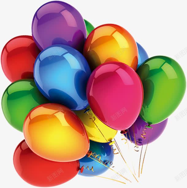 手绘摄影飘在空中彩色气球png免抠素材_新图网 https://ixintu.com 彩色 摄影 气球 空中