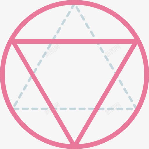 明星戴维图标png_新图网 https://ixintu.com 几何 形状和符号 戴维 神圣 神秘的 神秘的星 符号
