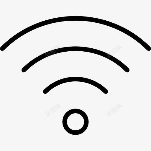 WiFi图标png_新图网 https://ixintu.com WIFI图案 互联网 多媒体 无线WiFi的标志 计算机技术 连接