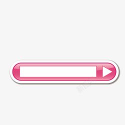 椭圆形按钮粉色椭圆形标题框高清图片