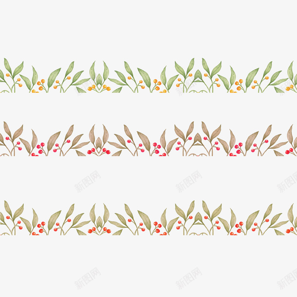 植物底纹装饰图案png免抠素材_新图网 https://ixintu.com 叶子 底纹 植物 花边 装饰图案 边框