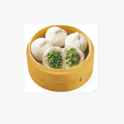 青菜包产品实物香菇青菜包高清图片
