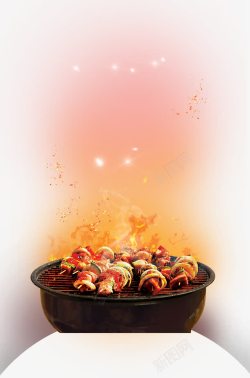 烤肉炉烤肉美食片装饰高清图片