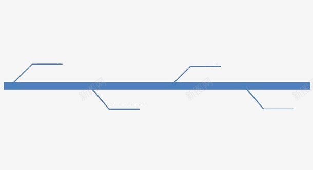 线条横轴png免抠素材_新图网 https://ixintu.com 时间轴 横向 活动安排 活动时间轴 蓝色