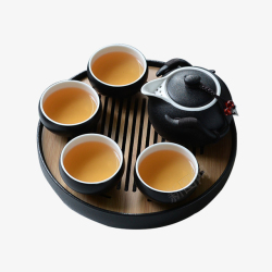 简约日式茶具陶瓷茶具高清图片
