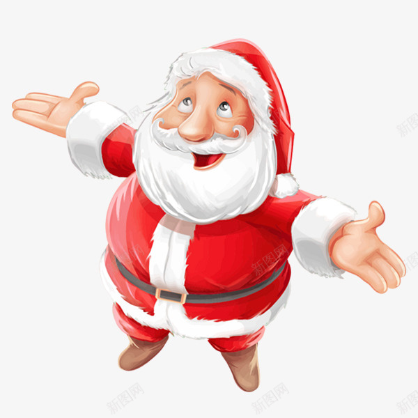 穿红色衣服的圣诞老人88png免抠素材_新图网 https://ixintu.com 圣诞老人 白胡子老人 送礼物的老人 雪天的老人