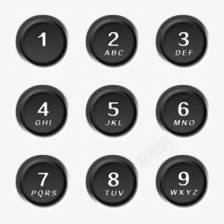 数字按键电话数字按键高清图片
