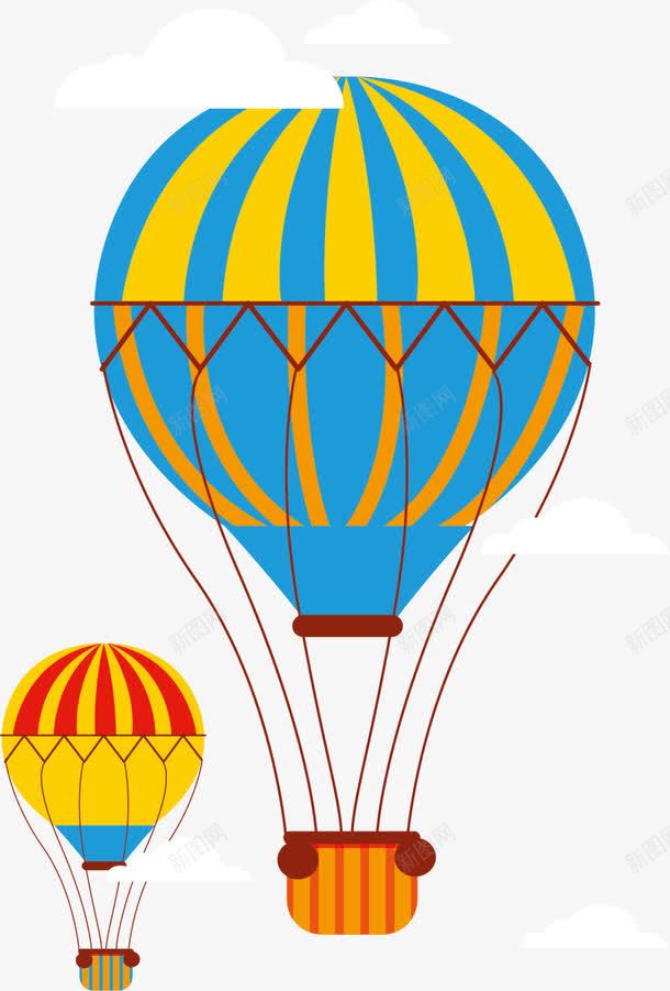 蓝色漂浮活动热气球png免抠素材_新图网 https://ixintu.com 6月1号 儿童节 六一节 漂浮气球 热气球 玩耍 童趣