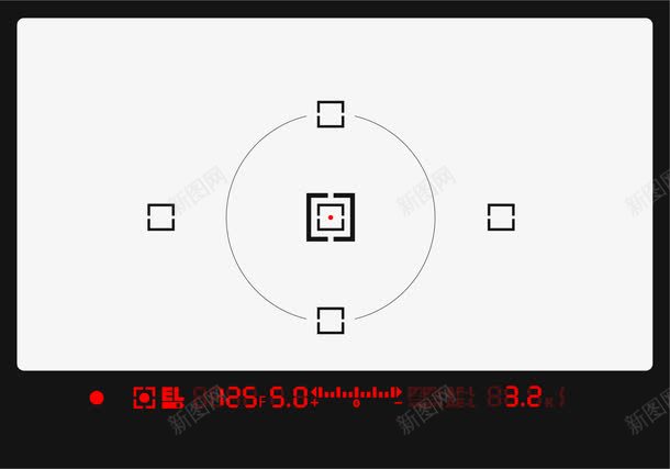 数码相机屏幕图标png_新图网 https://ixintu.com 参数 取景器 取景框 对焦 录像中 摄像机 摄影机 数码相机 相机屏幕 视频录制