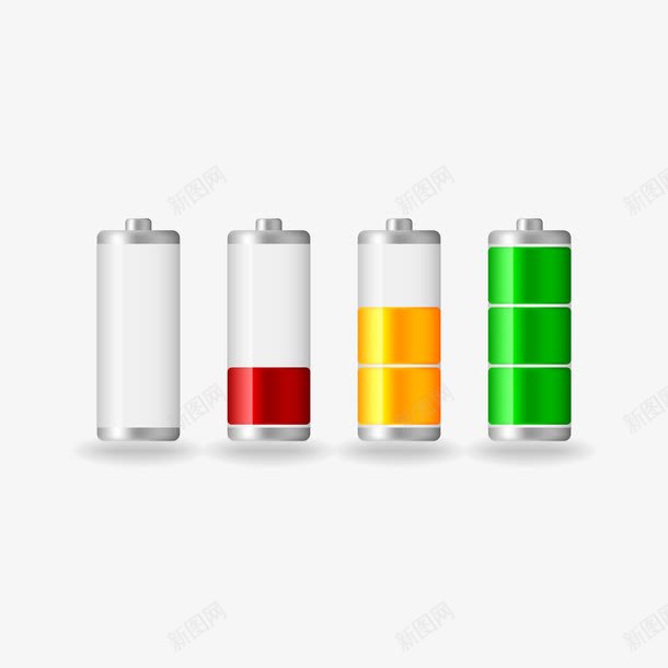电池条png免抠素材_新图网 https://ixintu.com EPS免抠 手绘 电池 电量条 矢量免抠 能量 高清大图