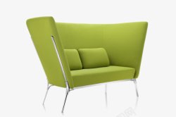 软装家装PPT绿色装饰沙发高清图片