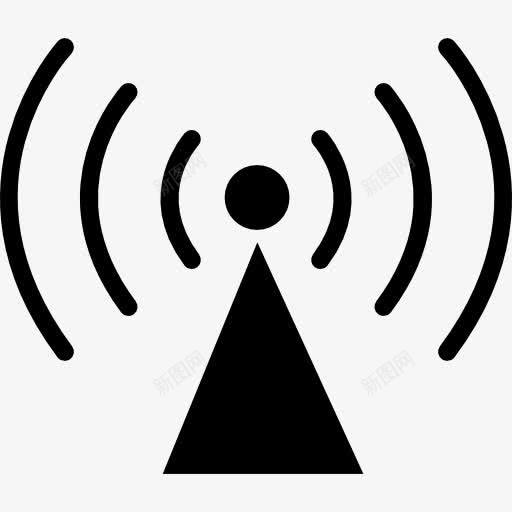 输电塔图标png_新图网 https://ixintu.com 信号 信号塔 工具和器具 无线信号传输 标志 符号 设置