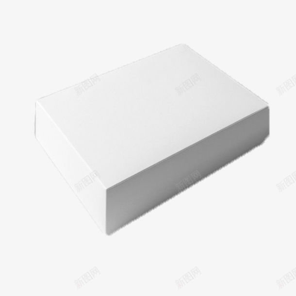 白色纯净盒子png免抠素材_新图网 https://ixintu.com 白色 立体盒子 纯净 长方形盒子