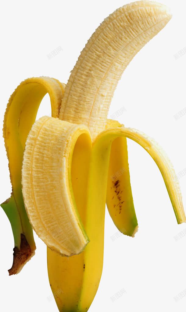 一根剥开了皮的香蕉png免抠素材_新图网 https://ixintu.com 香蕉