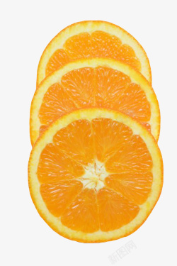 橙色背景图片橙色香甜水果奉节脐橙片实物高清图片