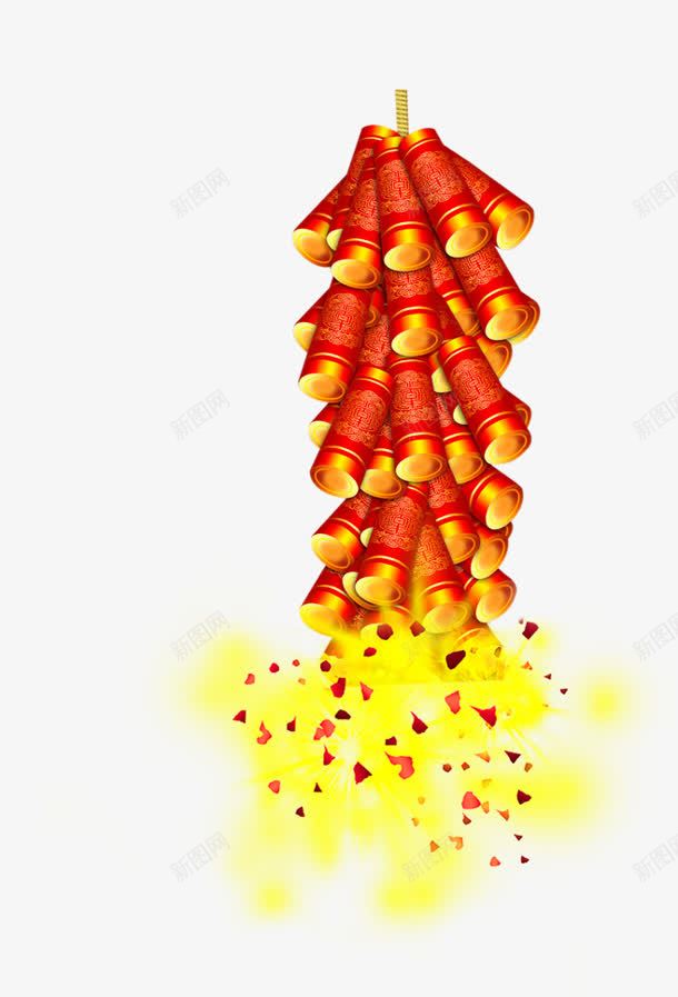 鞭炮喜庆热闹元素png免抠素材_新图网 https://ixintu.com 元素 喜庆 热闹 鞭炮